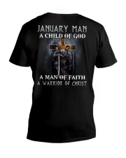 January Man V-Neck T-Shirt tile