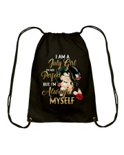 July Girl Drawstring Bag tile