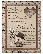 I Choose You Small Fleece Blanket - 30" x 40" front