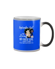 September Girl Color Changing Mug tile