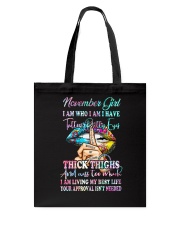 November Girl Tote Bag tile