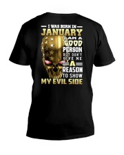 January Man V-Neck T-Shirt tile