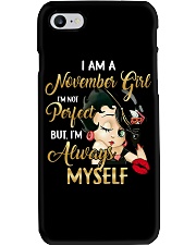 November Girl Phone Case tile