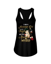 November Girl Ladies Flowy Tank tile