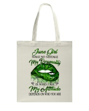 June Girl Tote Bag tile