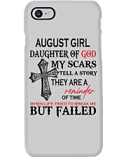 August Girl Phone Case tile