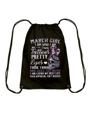 March Girl Drawstring Bag tile