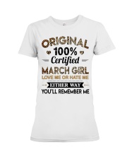 March Girl Premium Fit Ladies Tee tile