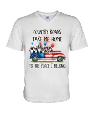 To The Place I Belong V-Neck T-Shirt tile