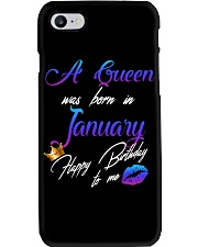 January Girl Phone Case tile