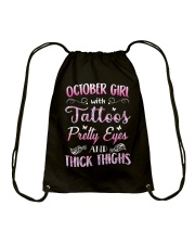 October Girl Drawstring Bag tile