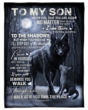 Supermom - To My Son Small Fleece Blanket - 30" x 40" front