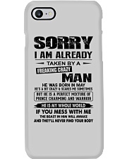 May Freaking Crazy Man Phone Case tile