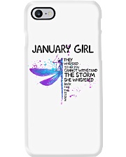 January Girl Phone Case tile