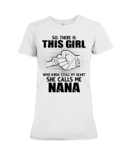 She Calls Me Nana Premium Fit Ladies Tee tile