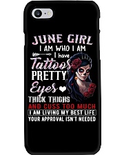 June Girl Phone Case tile