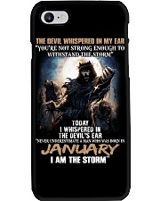 January Man Phone Case tile
