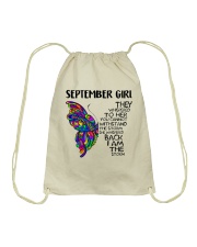 September Girl Drawstring Bag tile