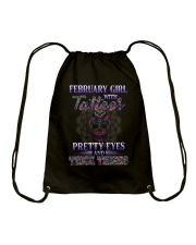 February Girl Drawstring Bag tile