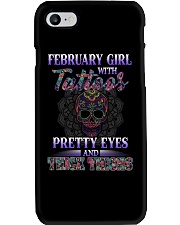 February Girl Phone Case tile
