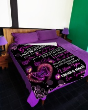 To My Granddaughter - Grandpa Large Fleece Blanket - 60" x 80" aos-coral-fleece-blanket-60x80-lifestyle-front-01