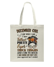 December Girl Tote Bag tile