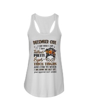 December Girl Ladies Flowy Tank tile