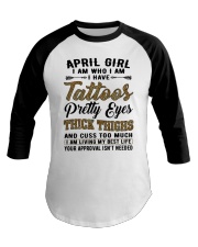 April Girl Baseball Tee tile