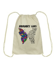 January Girl Drawstring Bag tile