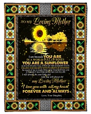 To My Loving Mother Small Fleece Blanket - 30" x 40" front