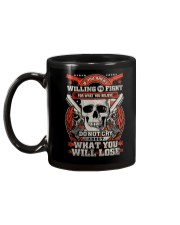 Willing To Fight Mug tile