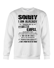 8 sorry i am already Crewneck Sweatshirt tile