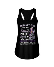 January Girl Ladies Flowy Tank tile