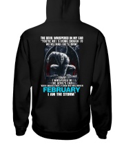 February Man Hooded Sweatshirt back