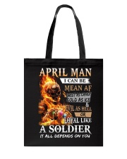 April Man Tote Bag tile
