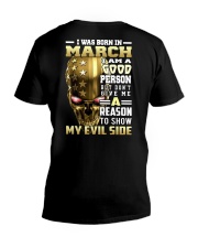 March Man V-Neck T-Shirt tile