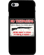 No Trespassing Phone Case tile
