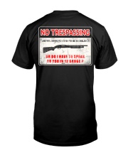 No Trespassing Premium Fit Mens Tee tile