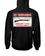 No Trespassing Hooded Sweatshirt tile