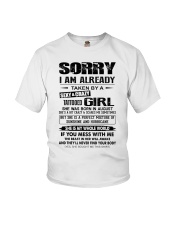 Sorry August Youth T-Shirt tile