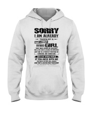 Sorry August Hooded Sweatshirt tile