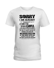 Sorry August Ladies T-Shirt tile