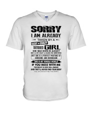 Sorry August V-Neck T-Shirt tile