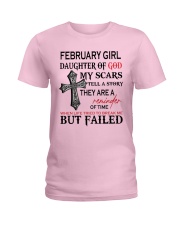 February Girl Ladies T-Shirt tile