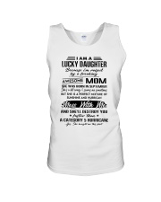 I Am A Lucky Daughter Unisex Tank tile
