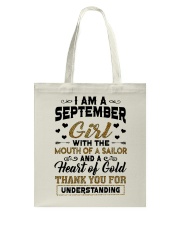 September Girl Tote Bag tile