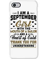 September Girl Phone Case tile