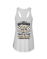 September Girl Ladies Flowy Tank tile