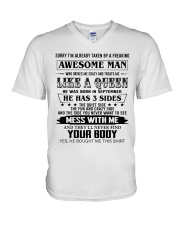 Awesome Man September V-Neck T-Shirt tile