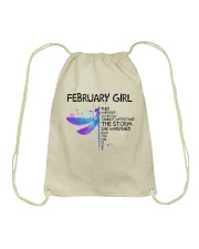February Girl Drawstring Bag tile